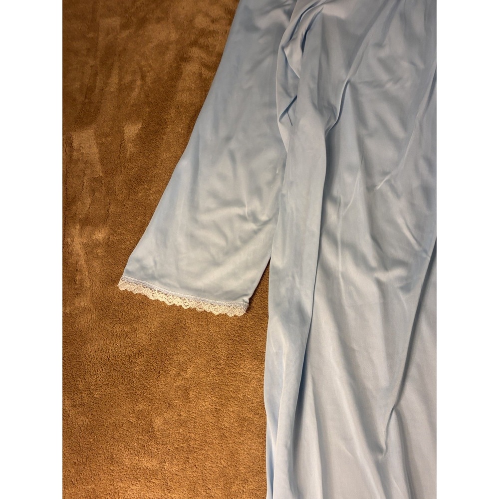 VTG Barbizon Women Nightgown Baby Blue 2X Dollette Coquette Grandmacore Ethereal - Picture 15 of 15
